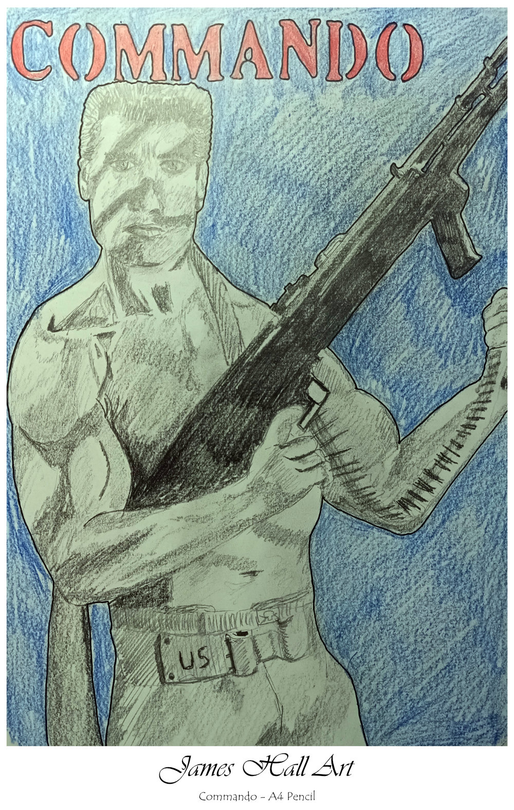 Commando, A4 Pencil