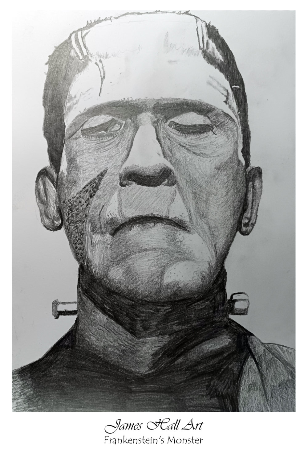 Frankenstein’s Monster, A4&nbsp;Pencil