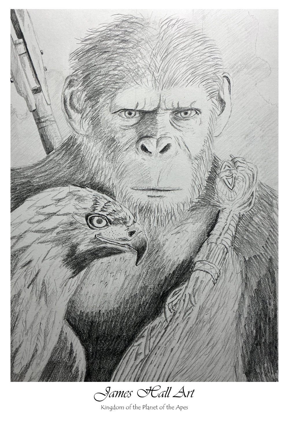 Kingdom of the Planet of the Apes, A3&nbsp;Pencil