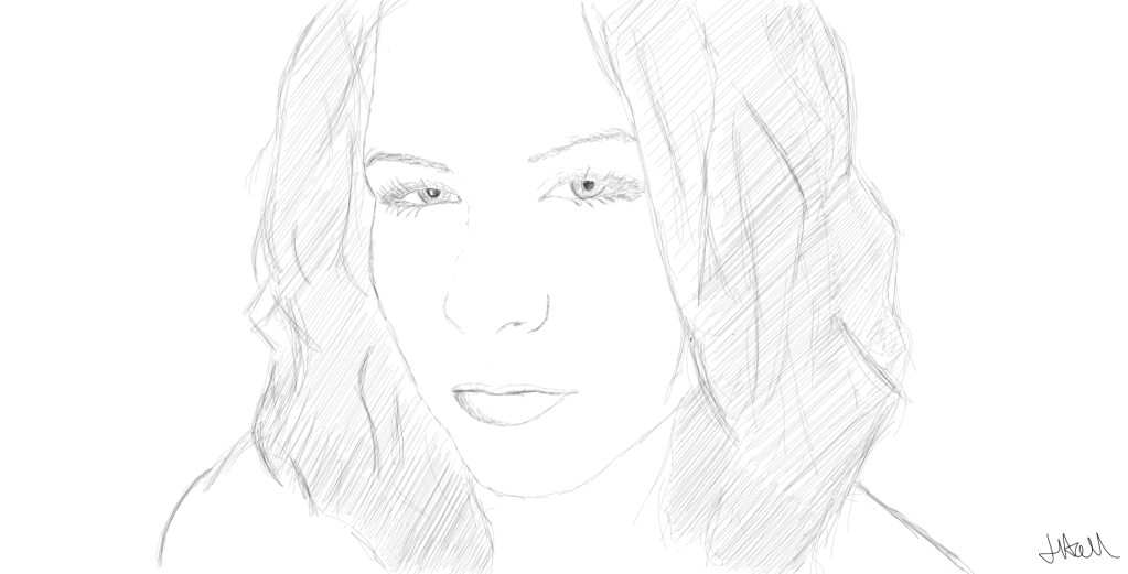 London Andrews Pencil sketch&nbsp;(digital)