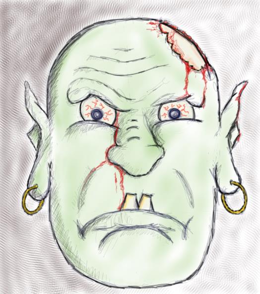 Ogre Digital Pencil&nbsp;sketch