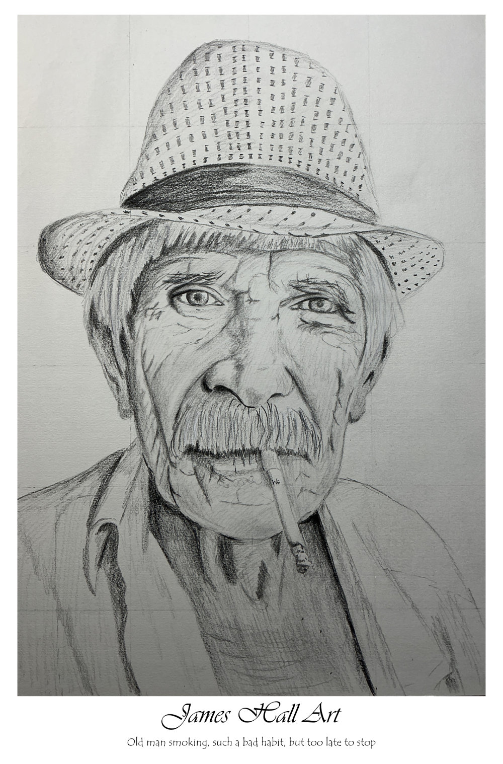 Old Man Smoking, Bad&nbsp;Habits