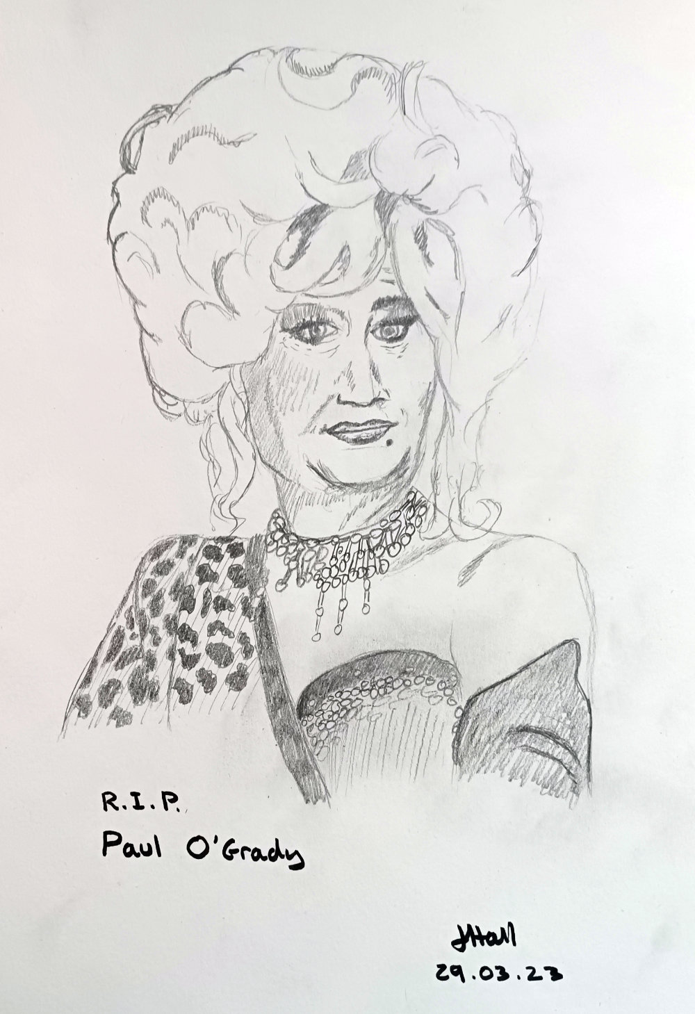 Paul O Grady A4&nbsp;Pencil