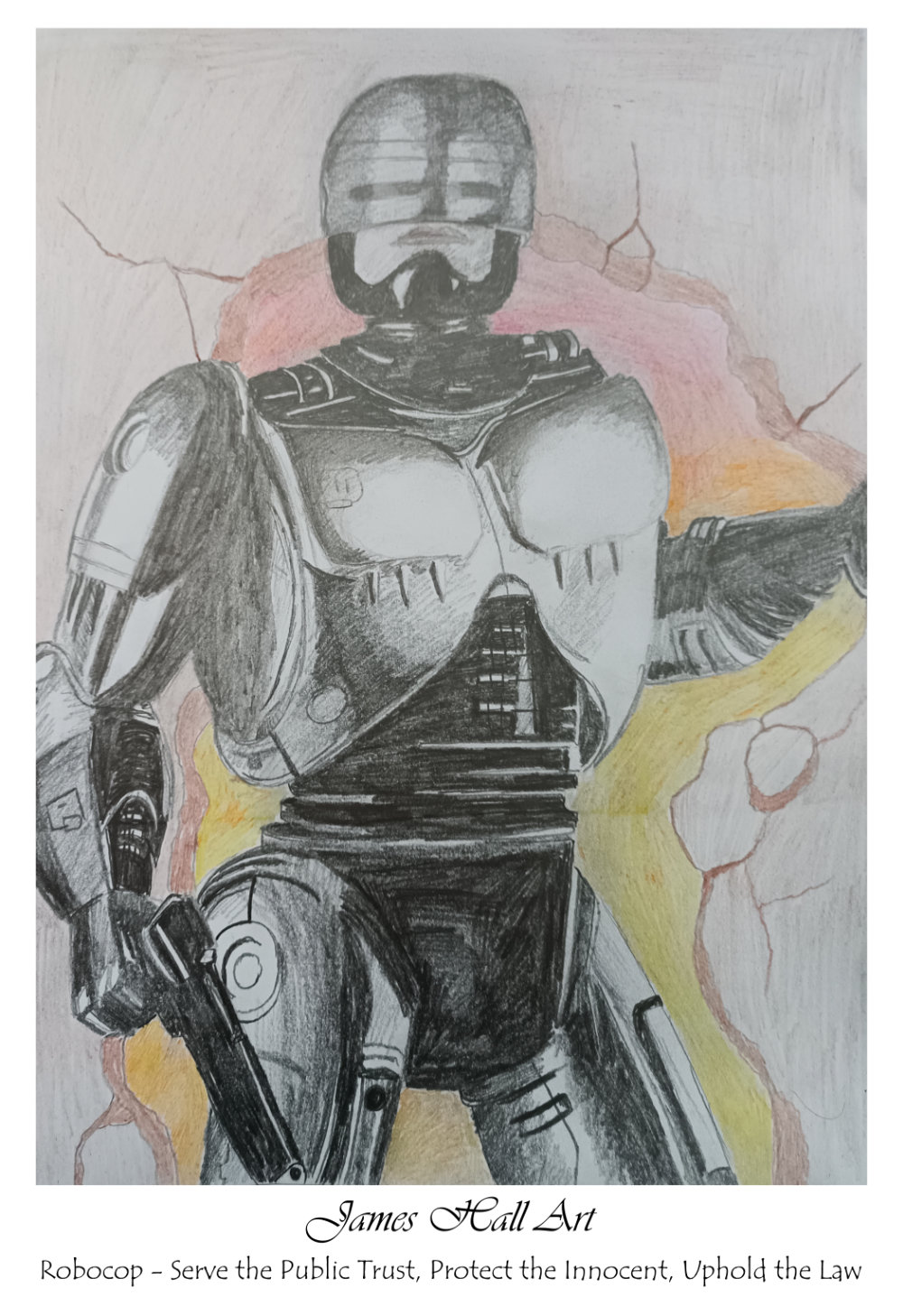 Robocop in Pencil
