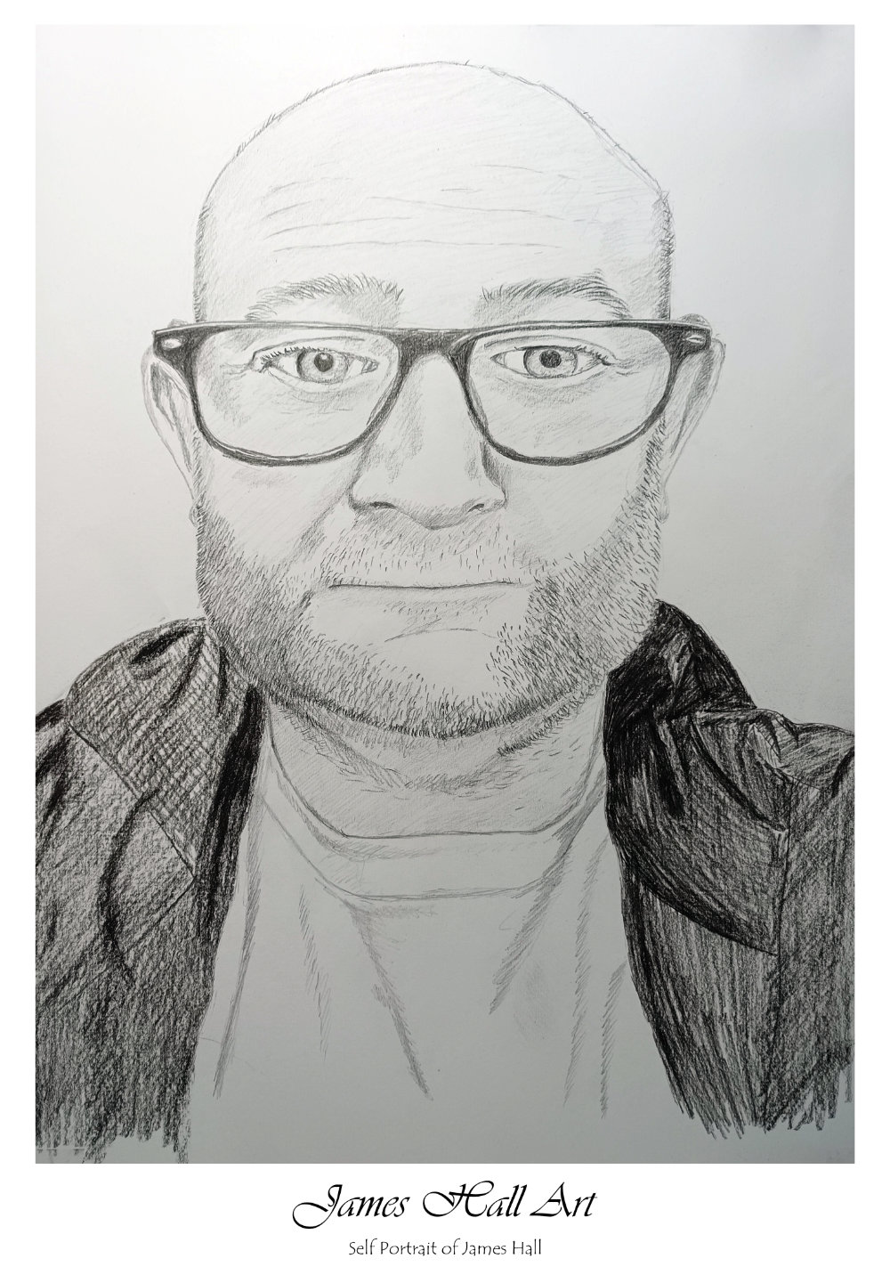 Self Portrait, A3 in Pencil and a little bit of&nbsp;Charcoal