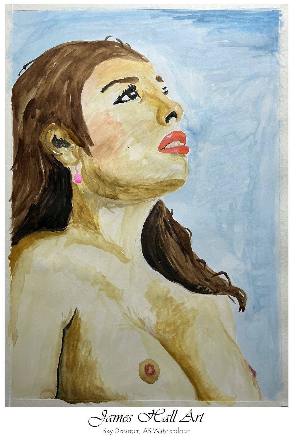 Sky Dreamer, A3&nbsp;Watercolour