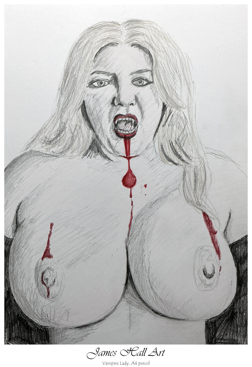 Vampire Lady, A4&nbsp;Graphite