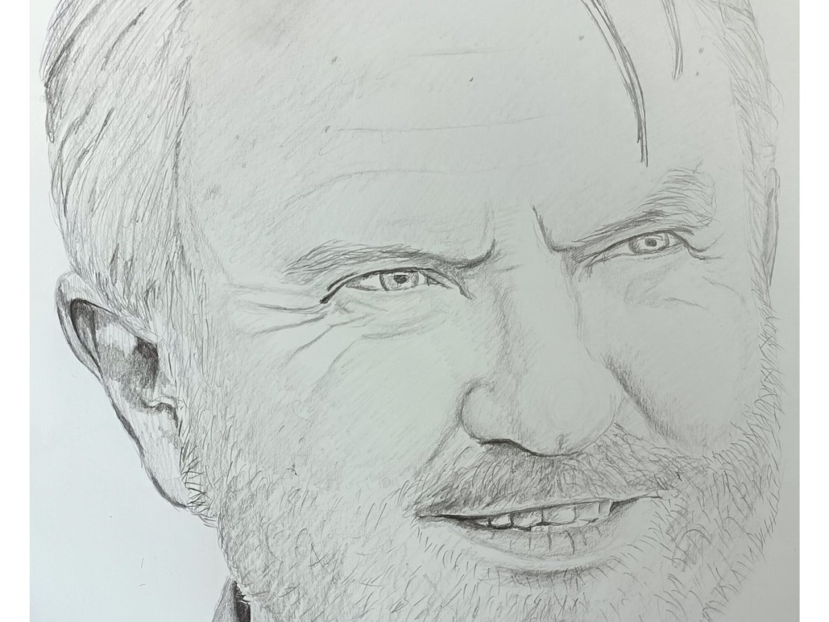 Sam Neill A3 Graphite&nbsp;tribute