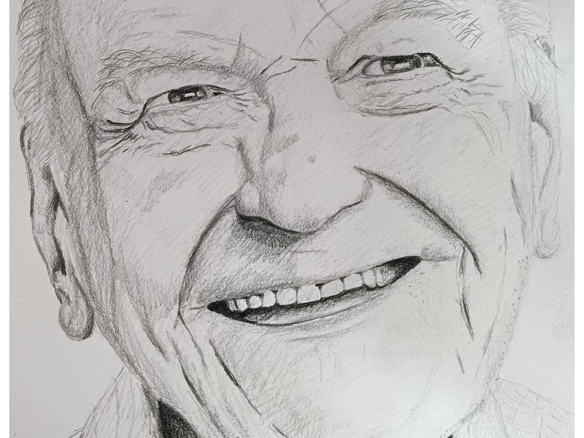 Smiling old man
